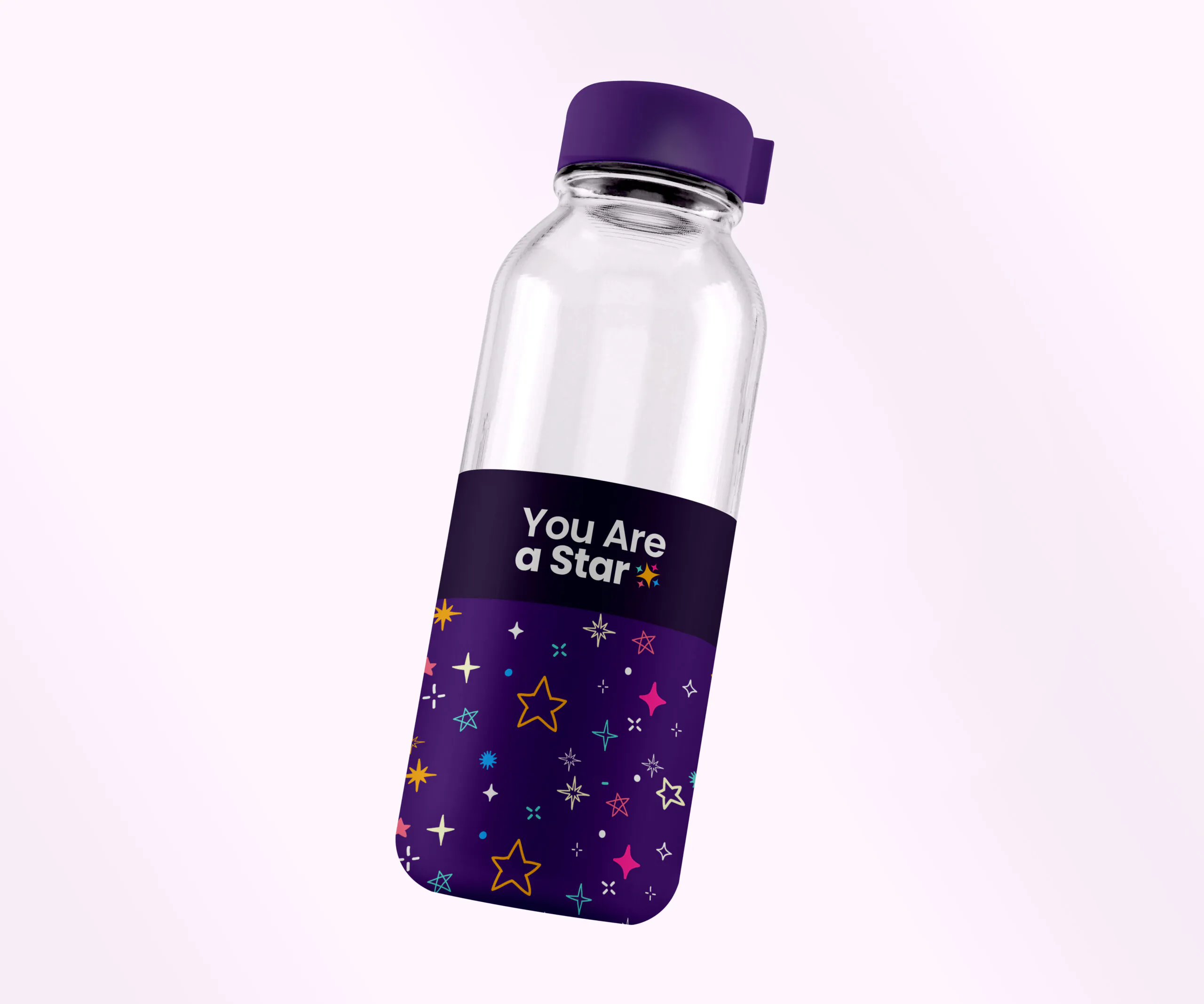 Branded Stars Water Bottle